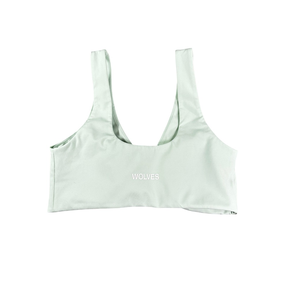 Darc Sport Wolves Forever Reversible Twist Front Sports Bra Mint Green Medium